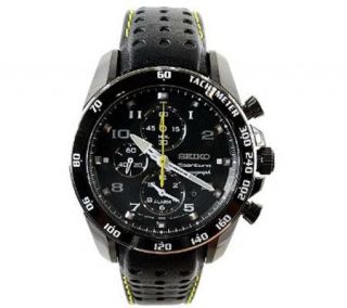 Seiko Mens Stainless Steel Sportura Chronograph Strap Watch   J303939