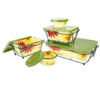Temp tations Sunflower 8 piece Oven to Table Set —