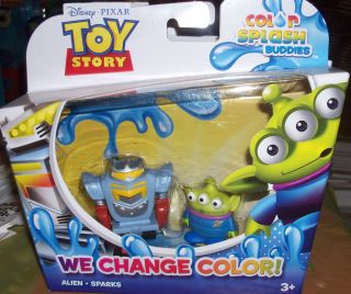 Toy Story Color Change Splash Buddies    Alien & Sparks