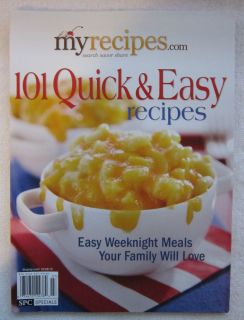 Myrecipes com 101 Quick Easy Recipes