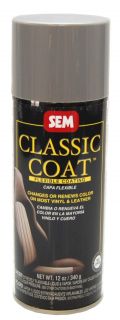 SEM Classic Coat Med Gray Vinyl Leather Spray Car Paint