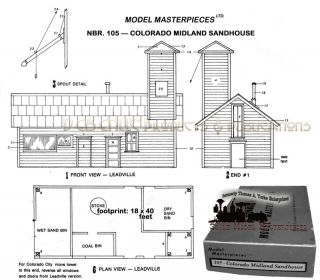 Colorado Midland Sandhouse FSM Model Masterpieces HOn3