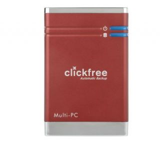 ClickFree AutomaticBackup 250GB Portable Hard Drive and USB Cable 