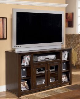  Contemporary Brown Living Room TV Media Stand Console Furniture
