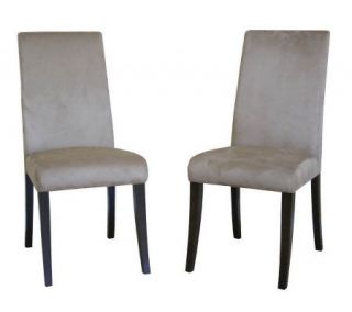 Zen Wenge Set of 2 Dining Chairs —
