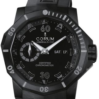Corum Admirals Cup Deep Hull 48 Black Dial Date Mens Watch 947 950 94