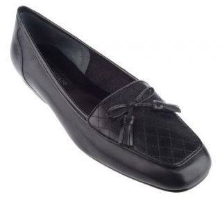 Enzo Angiolini Leather Slip on Loafer with Tassel Detail —