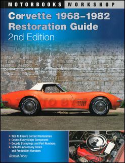 Corvette Restoration Guide 1978 1979 1980 1981 1982 Correct Original