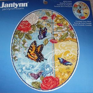 Butterfly Fantasy Janlynn Counted Cross Stitch Kit