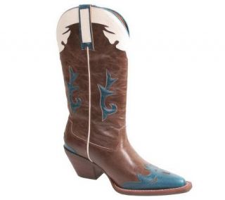 Nomad Pokie Womens Two Tone Western Boots —
