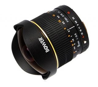 Bower 8mm F3.5 Ultra Wide Fisheye Lens for Nikon   E209951
