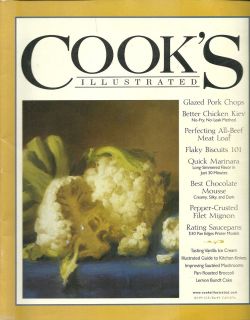 Cooks Illustrated Magazine Flaky Biscuits Pepper Crusted Filet Mignon