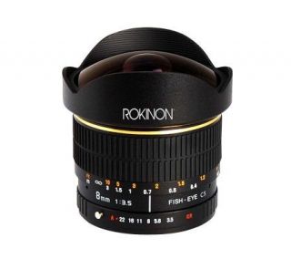 Rokinon 8mm f/3.5 Aspherical Fisheye Lens for Olympus 4/3 —