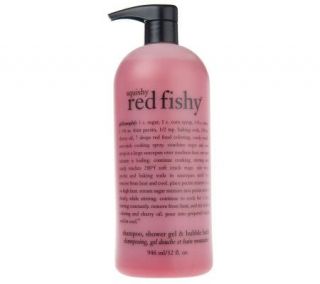 philosophy super size squishy red fishy 3 in 1 shower gel 32oz