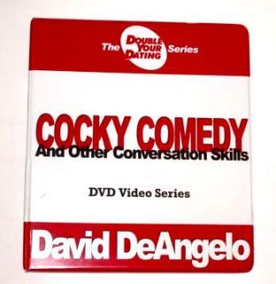 David DeAngelo Cocky Comedy DVD Set Double Your Dating RSD Pua DYD