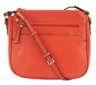 Tignanello Pebble Leather Adjustable Crossbody Bag —