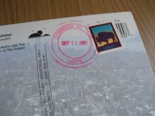 World Trade Center Postcard Twin Towers Postmark NY