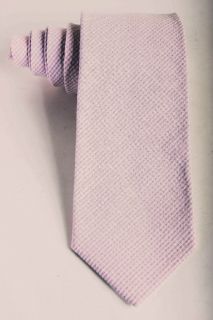 New Neiman Marcus Cotton Tie Pink White Check USA