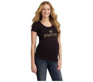 NFL New Orleans Saints Womens Maternity T Shirt —