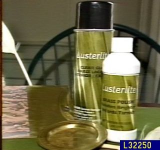 Lusterlite Brass Cleaner And Protective Spray —