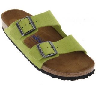 Birkenstock Suede Soft Footbed Adjustable Sandals —