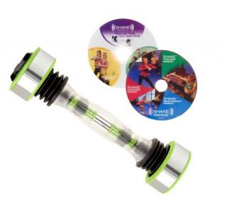 Shake Weight Pro Womens Adj. Resistance Workout System with 2 DVDs
