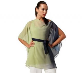 Mark of Style by Mark Zunino Ombre Caftan with Tank —