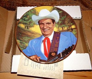 Ernest Tubb Country Music Singer Pillars of Country Music Songs Plate