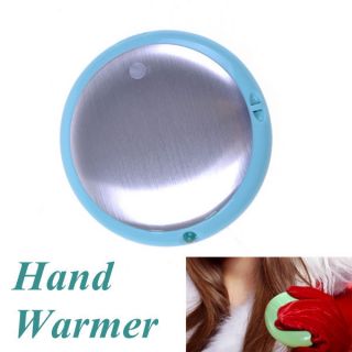 Compact AA Battery Portable Digital Pocket Hand Warmer for Home Office