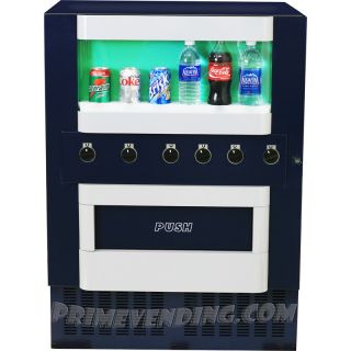 Soda Vending Machine, Vends Can, Bottle, Water & Energy Drink