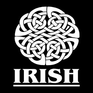 Tribal Irish Celtic Knot Window Decal Bumper Sticker