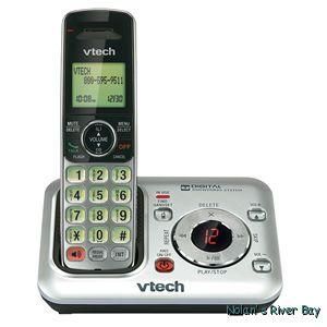 VTech Cordless DECT 6.0 Phone System w/ CID and Answering Machine VT