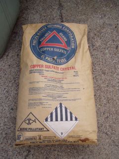 50 POUND Bag Copper Sulfate Crystals POnd Weed Management, Root Killer
