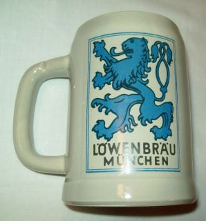 MC Coy Mug Stein Lowenbrau Munchen Marked USA 6395