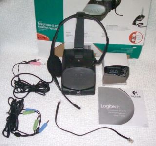 Logitech Corded Telephone PC Headset Electronic Communication System