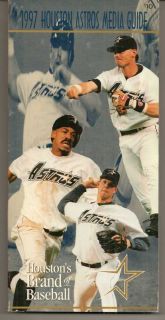 1997 Houston Astros Baseball Media Guide Craig Biggio