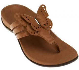 Orthaheel Jenna Orthotic Butterfly Strap Thong Sandals —