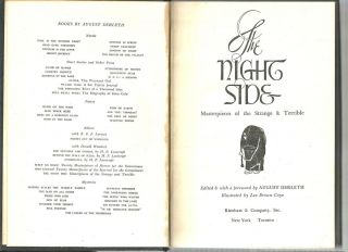  Side Edited by August Derleth Illustrated by Coye 1947 1st Ed