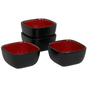 Corningware Hearthstone Ryku Chili Red 4pc Ramekin Set