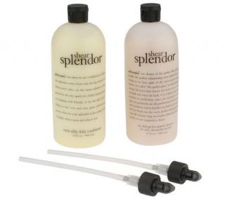 philosophy shear splendor super size shampoo & conditioner —