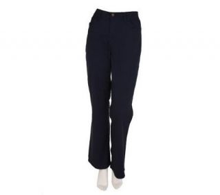 Denim & Co. Modern Waist Stretch Twill 5 Pocket Pants —