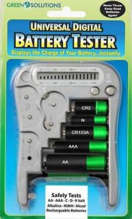 New Universal Digital Battery Tester Green Solutions JB5331