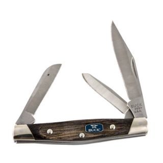 Buck Knives 303GYS Cadet Charcoal Dymondwood Comfort Craft 3 Blade