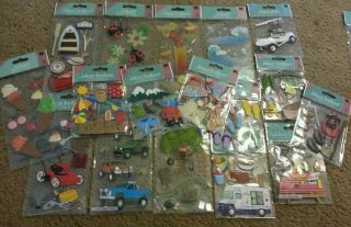 Huge Lot of 17 Jolee Boutique Stickers Summer Themed