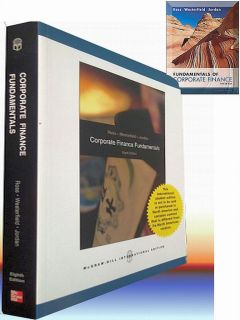 Fundamentals of Corporate Finance 8th Paperback Edition Ross Jordan