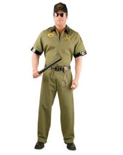 Border Patrol Officer Jumpsuit Mens Funny Halloween Adult Costume