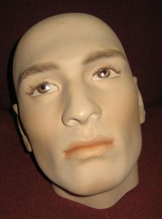 Real Nice Vintage Male Hindsgual Mannequin Life Size Head