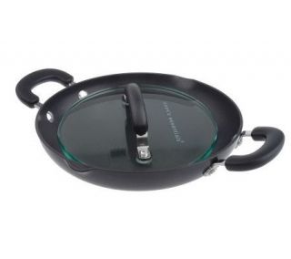 CooksEssentials Porcelain Enamel 10 Everyday Pan w/Glass Press