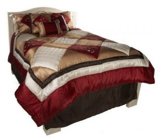 HomeReflections Cameo 7 piece Embroidered Comforter Set —