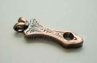 WESTERN ENGRAVED CONCHO NECKLACE PENDANT ADAPTER